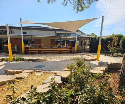 Botanical Traditions Shade Sail Sand Pit